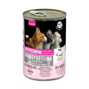 Влажный корм для кошек PetRepublic Monoprotein Pork в соусе 400 г