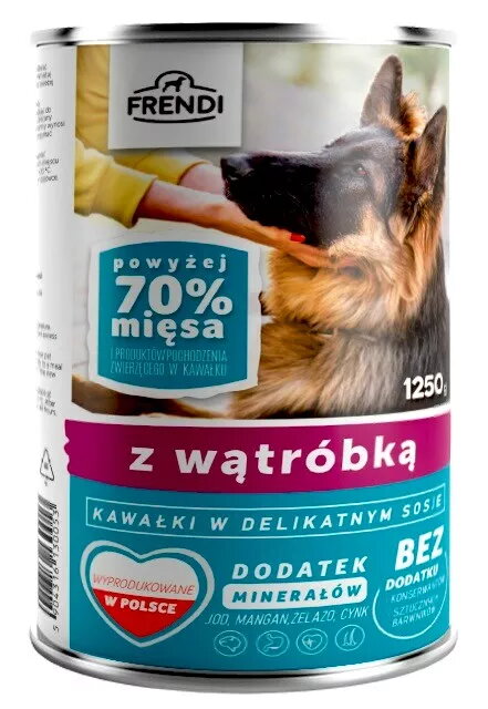 Mitrs suņu barības Frendi — aknu