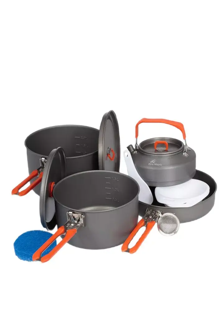 Fire-maple Tourist Dish Set Feast 4 — trauku komplekts Photo 3