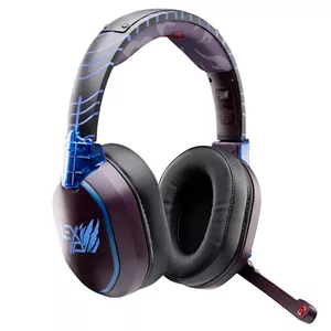 Austiņas Lexip Madara “Destruction” Naruto Shippuden – Bluetooth un vadu spēļu austiņas, noņemams mikrofons, 20–20000 Hz, 10 m darbības attālums