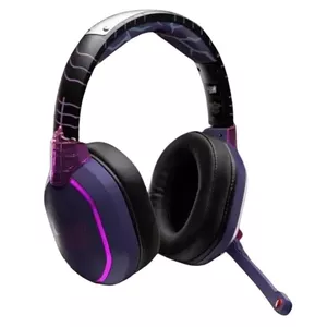 Lexip Sasuke Revenge Austiņas Vadu & Bezvadu Speļu Bluetooth Melns, Lillā