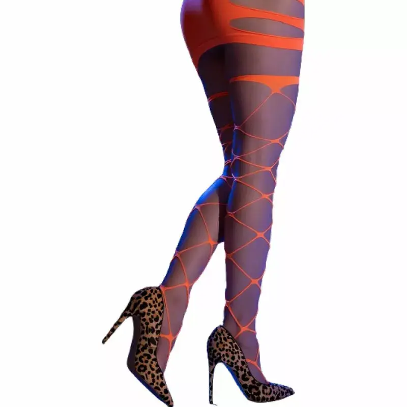 Колготки CHILIROSE CR 4706 Cabaret Orange S/M Photo 2