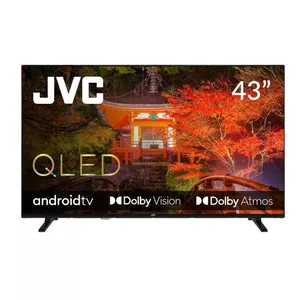 Телевизор|JVC|43"|4K/Smart|QLED|3840x2160|Wireless LAN|Bluetooth|Android TV|LT-43VAQ330P