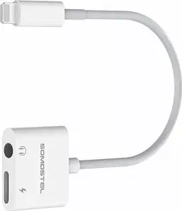 Somostel SMS-BZ03 Lightning uz 3.5mm Jack un Lightning audio adapteris