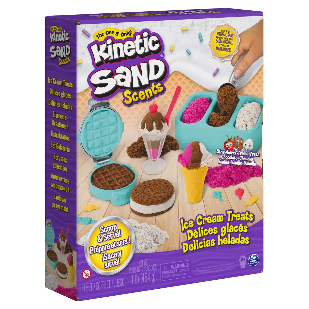 Spinmaster Ice Cream Treats — набор кинетического песка Photo 6