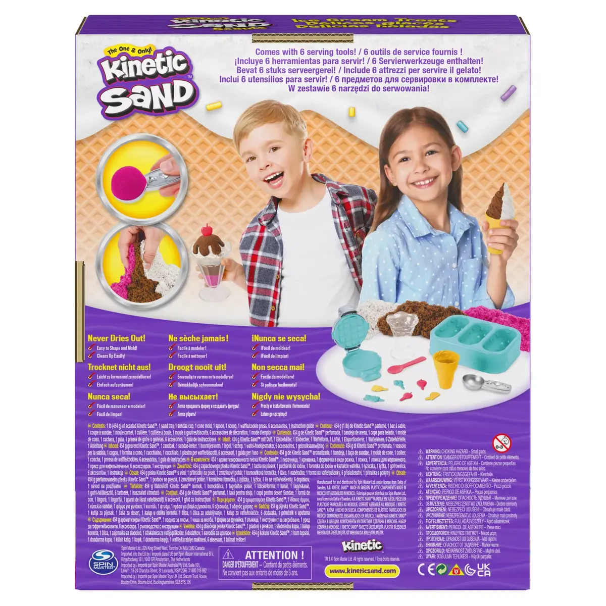 Spinmaster Ice Cream Treats — набор кинетического песка Photo 7