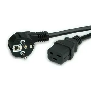 Power cable Black VALUE 19.99.1553 3 m CEE7/7 C19 coupler