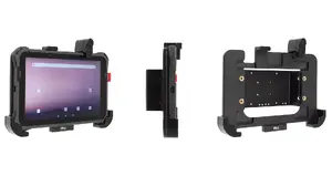 Brodit 711402 Passive Tablet Holder for Car and Indoor Use in Black with AMPS and VESA 75 Mount for Devices with Protective Case and Hand Strap