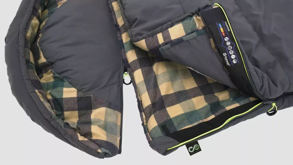 Outwell Sleeping Bag 235 x 90 cm Right Zipper Photo 4