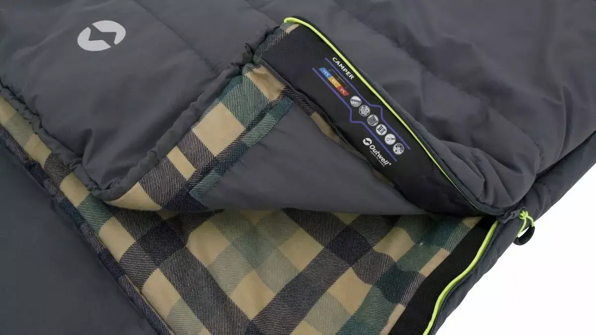 Outwell Sleeping Bag 235 x 90 cm Right Zipper Photo 6