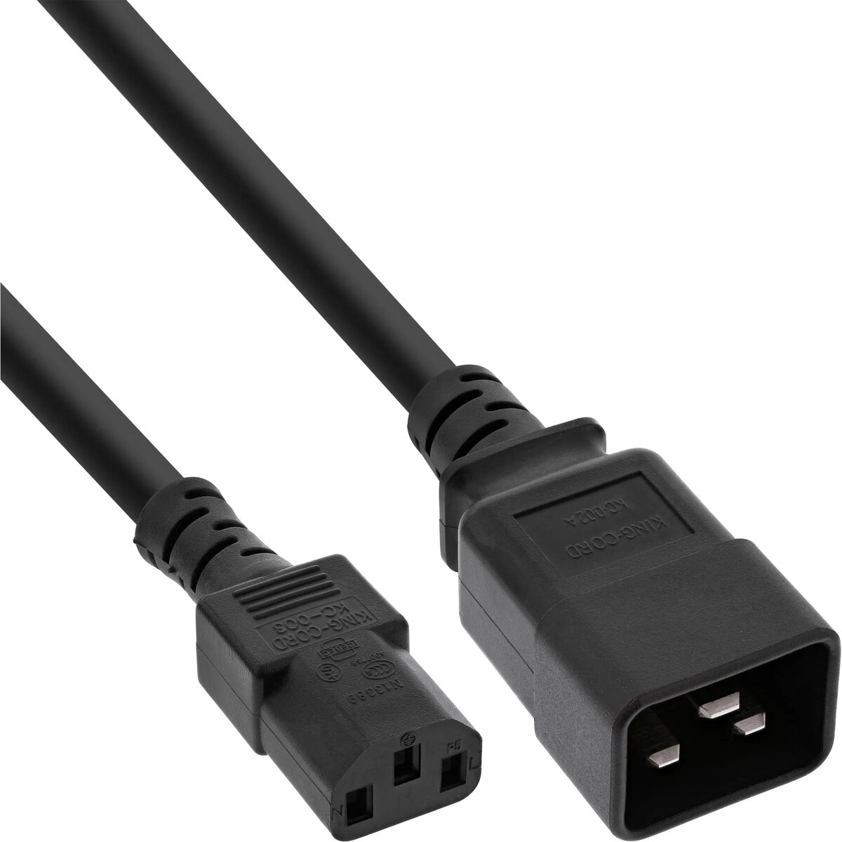 InLine Strāvas adaptera kabelis IEC-60320 C20