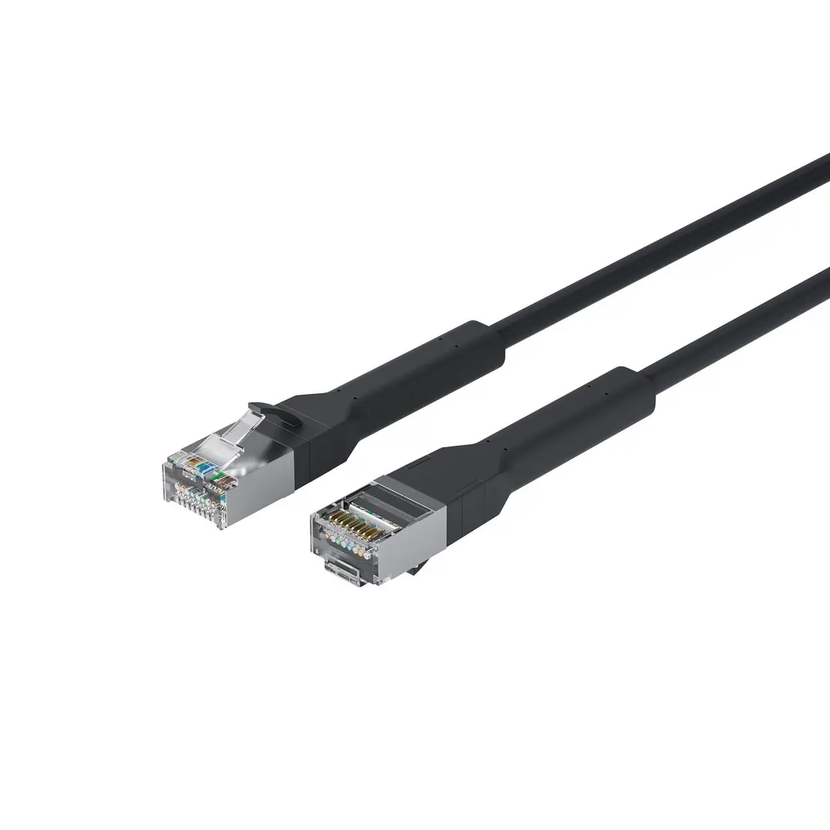 Tīkla kabelis Lanview LV-6AFTP-FLEX-ANG-01B RJ45 Cat6A