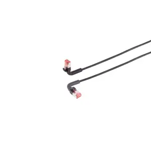 Tīkla kabelis Lanview LV-6AFTP-FLEX-ANG-05B RJ45 Cat6A 5m Melns