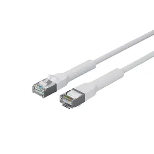 Сетевой кабель Lanview LV-6AFTP-FLEX-ANG-015W белый 1.5 м Cat6a U/FTP (STP) RJ-45 штекер-штекер