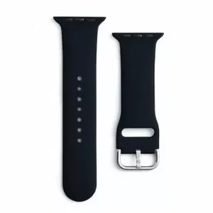 Hurtel   Silicone Strap APS Silicone Band for Watch 9 / 8 / 7 / 6 / 5 / 4 / 3 / 2 / SE (41 / 40 / 38mm) Strap Watch Bracelet Black 