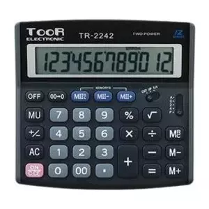 Calculator Toor Electronic TR-2242 by Toor Electronic — basic handheld desktop calculator