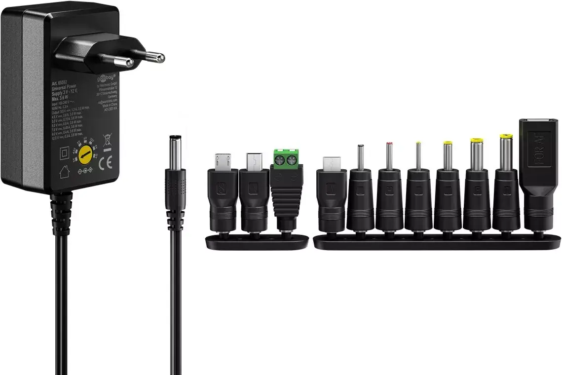 Barošanas adapters GOOBAY 65592 100–240V 1,8 m Photo 2