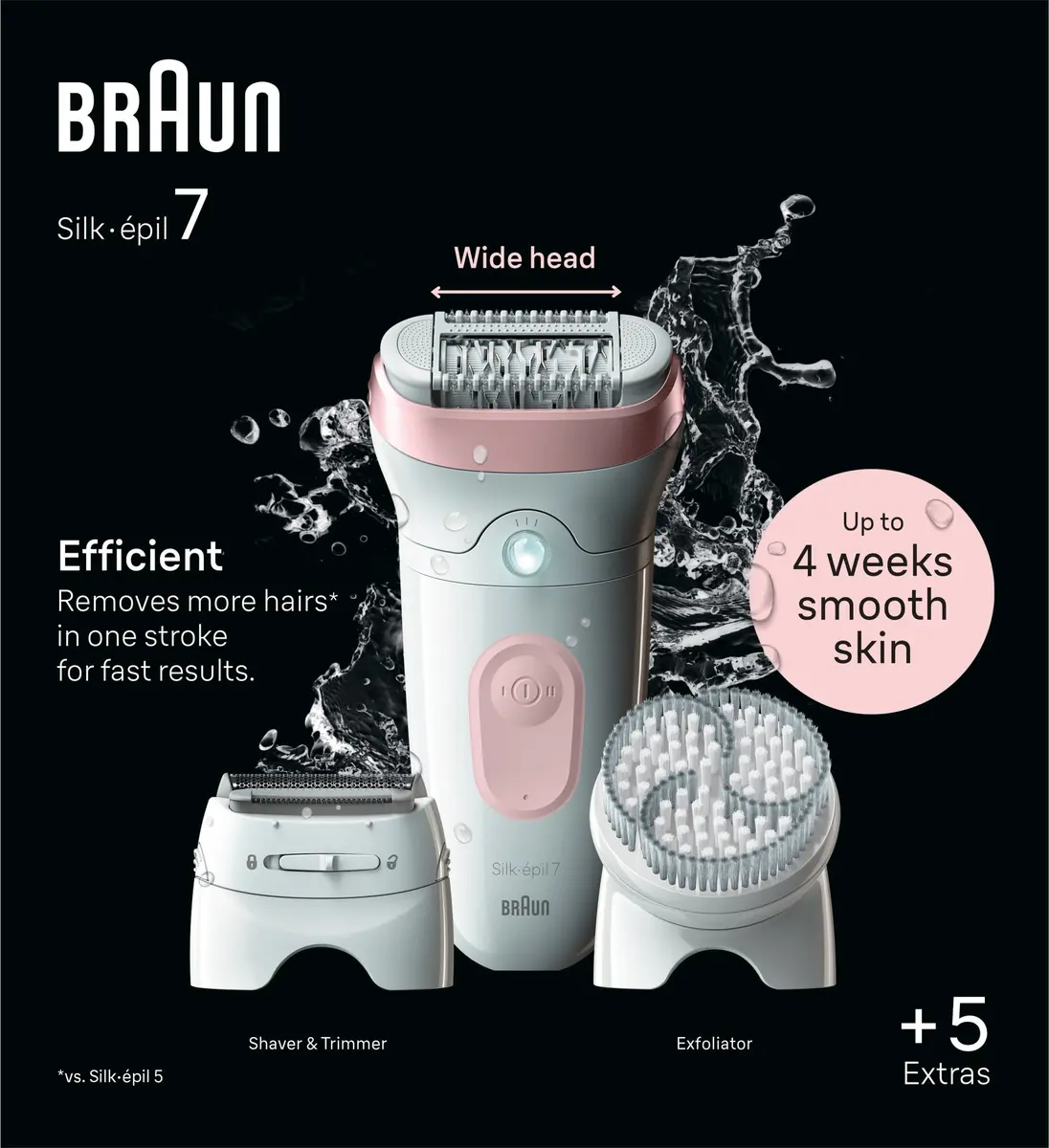 Epilators Braun Silk-épil 7 SE7-060 40