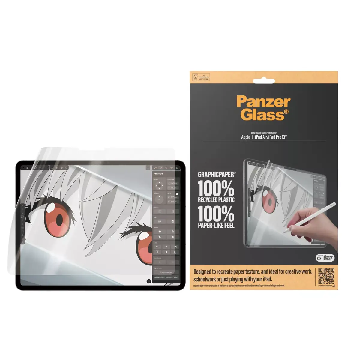 Защитное стекло PanzerGlass GraphicPaper iPad Air 13" iPad Pro 12.9" Photo 2