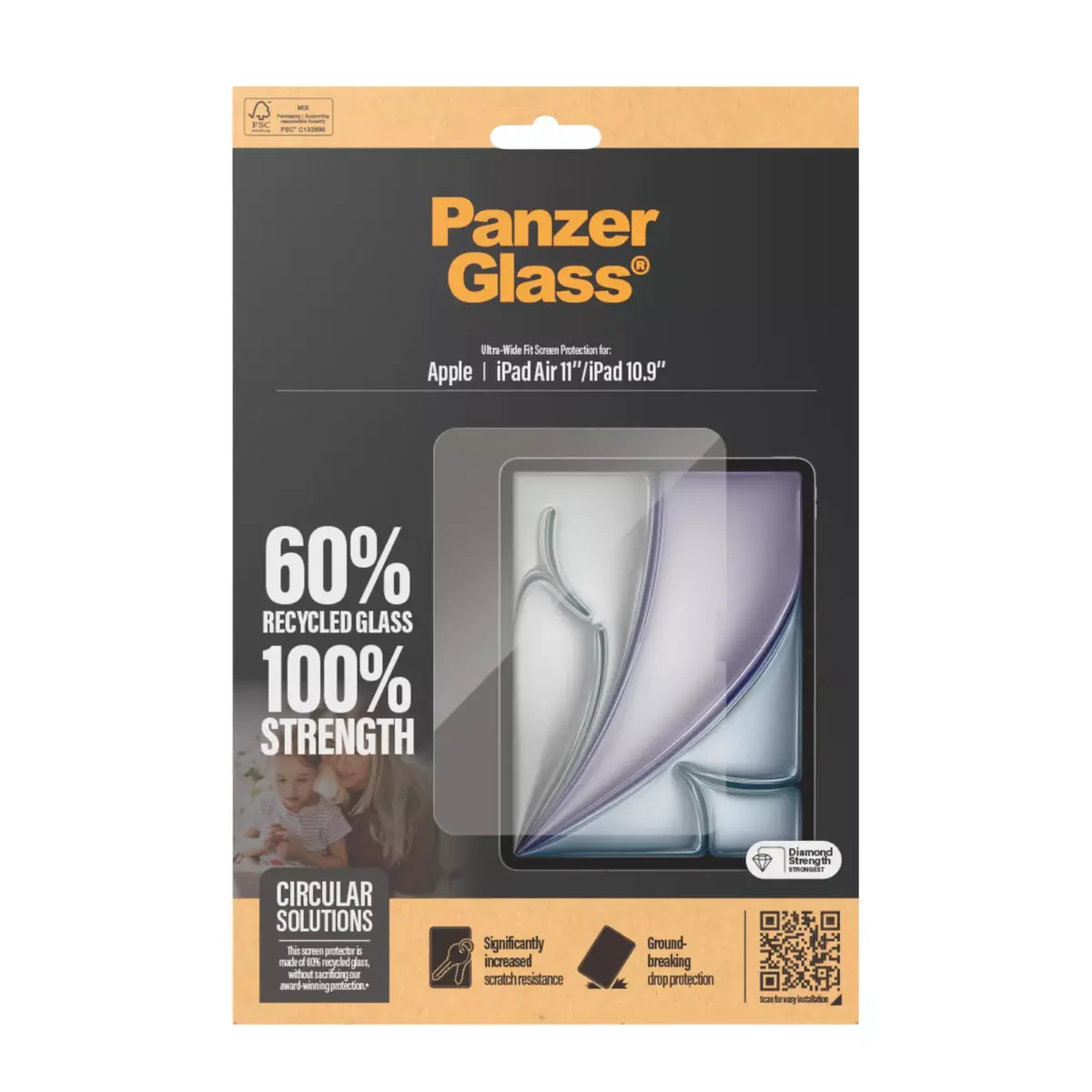 Ekrāna aizsargstikls PanzerGlass ® iPad Air 11" 2024 Photo 3