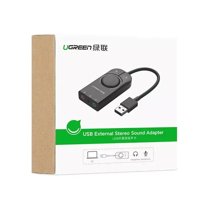 UGREEN CM129 Ārējais USB 2.0 skaņas adapteris Photo 12