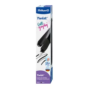 Перьевая ручка Pelikan Twist Calligraphy Черная