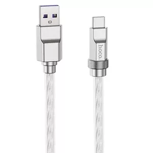 USB Type-A to Type-C cable HOCO CA914821, silicone jacket, 100W power delivery, 1 m