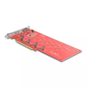 DeLOCK PCI Express x16 Card to 4 x internal NVMe M.2 Key M 110 mm Bifurcation