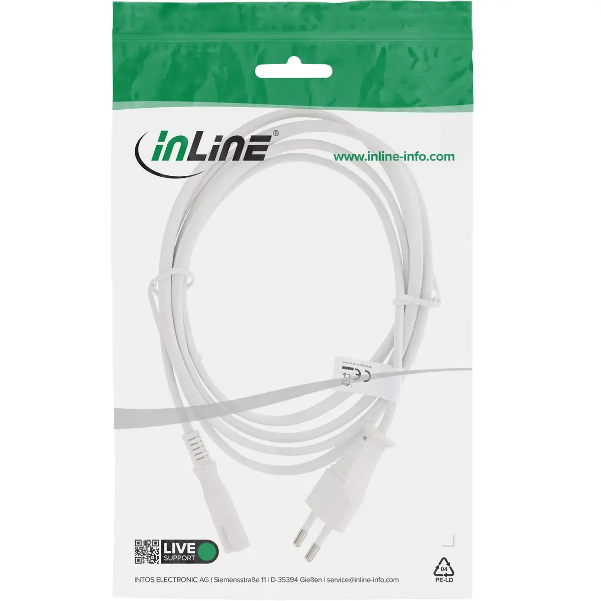 InLine Power Cable 16602W Photo 2