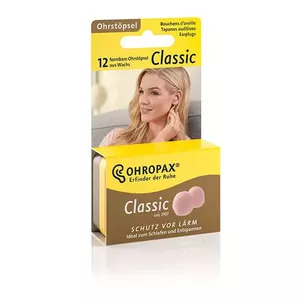 Vienreizējās ausu aizbāžņi OHROPAX Classic Beigā 12 gab Vasks