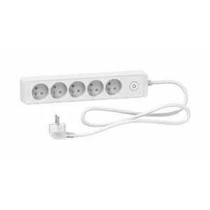 Сетевой фильтр Schneider Electric Odace с защитой от перенапряжения 5 розеток 1,5 м белый ST9351W