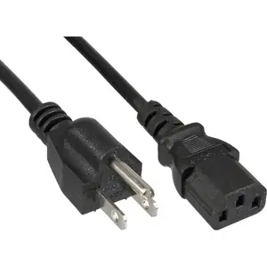 Сетевой кабель InLine USA male 3pin IEC C13 male 18 AWG 0.5m