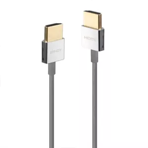 Lindy Ultra High Speed HDMI Slim Cable 1m 48 Gbit/s White