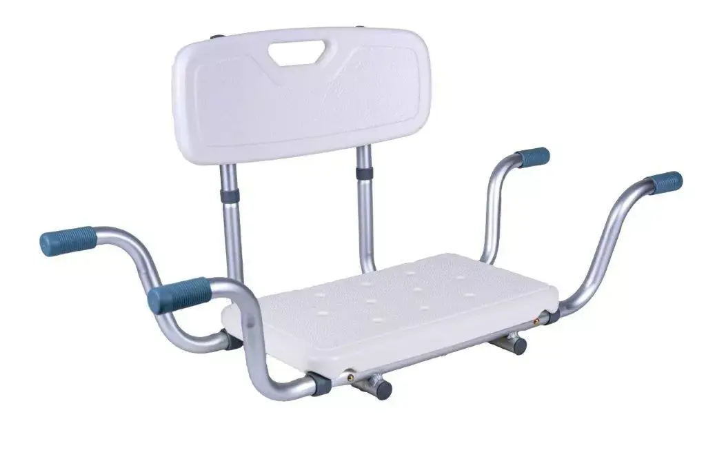 ANTAR AT51032 Recessed Bath Bench with Backrest Photo 2