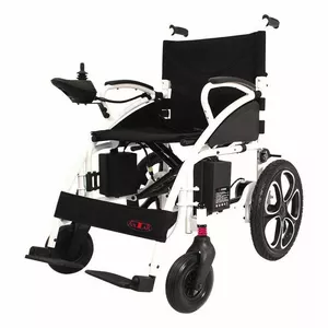 Electric wheelchair ANTAR AT52304 — compact lightweight foldable, 24V, 2×250W, 12Ah, max speed 6 km/h, max user 130 kg, seat 45×45 cm, weight 36 kg