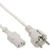 InLine power cable CEE 7/7 straight 3pin IEC C13 male Photo 2