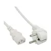 InLine power cable CEE 7/7 angled 3pin IEC C13 male Photo 2
