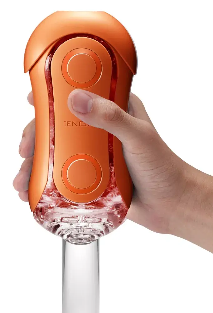 Мастурбатор TENGA Flip Orb Silicone Sunset Orange Photo 5