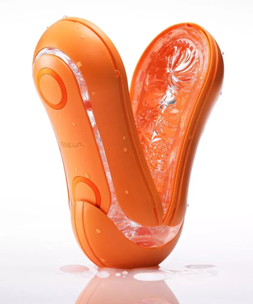 Мастурбатор TENGA Flip Orb Silicone Sunset Orange Photo 8