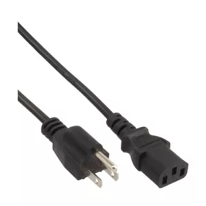 InLine power cable Japan plug to IEC black 5m