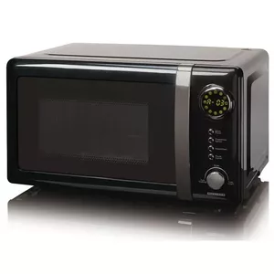 Microwave Oven Melissa 16330132, retro freestanding microwave, 20 L, 700 W, 5 power levels, defrost, 60 min timer