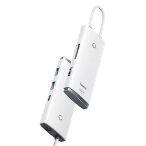 USB koncentrators Baseus Lite Series WKQX050102 — 2× USB 3.0, HDMI 1.4