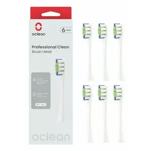 Toothbrush Heads Oclean P1C1 W06 6 pcs White Extra Soft