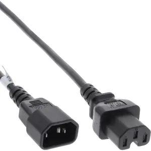 InLine power cable ext. InLine 16811D IEC-C15/IEC-C14 5m