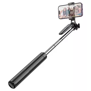 Selfie stick tripod HOCO K19 — extends to 157 cm, Bluetooth remote