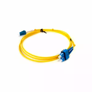 Fiber optic duplex SM patch cord, OEM PCLCSC9D2-2L, 2 m length, 2 mm diameter