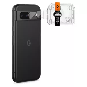 Защитное стекло для камеры Spigen GLAS.tR EZ Fit для Google Pixel 8a, закалённое, устойчиво к царапинам, 2 шт.
