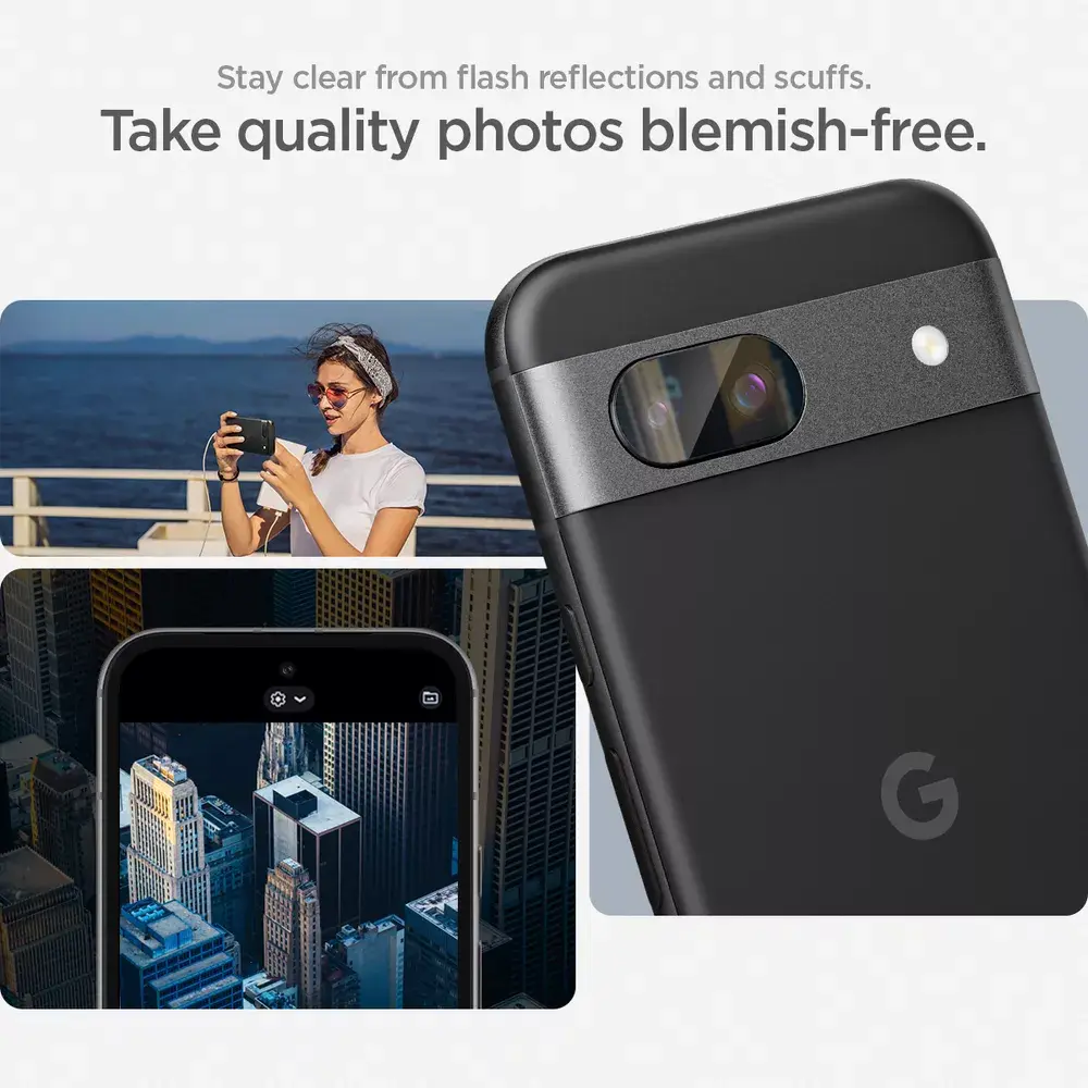 Spigen GLAS.tR EZ Fit kameras aizsargstikls priekš Pixel 8a Photo 11