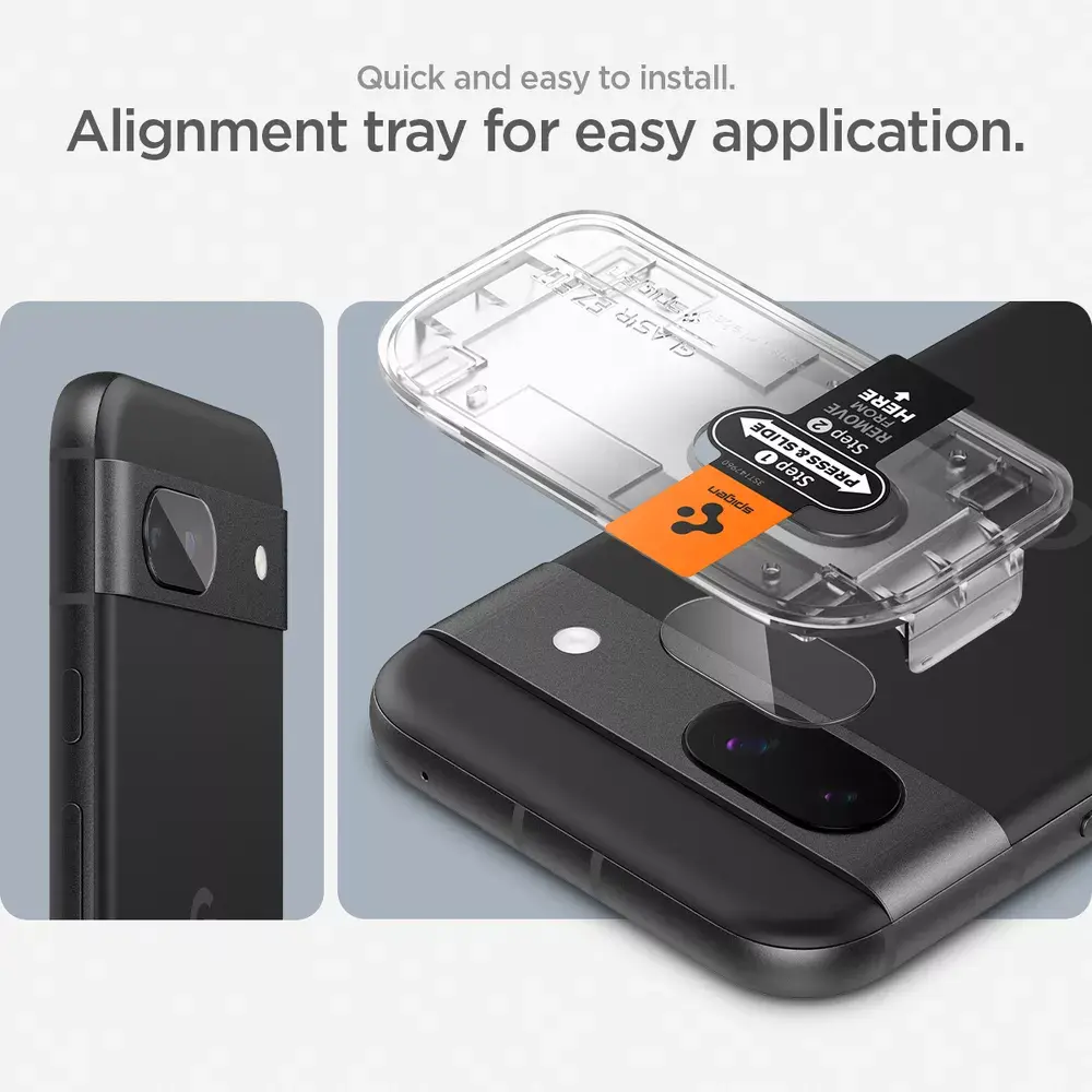 Spigen GLAS.tR EZ Fit kameras aizsargstikls priekš Pixel 8a Photo 12