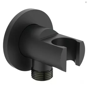 Держатель ручного душа Ideal Standard BC807XG, черный матовый настенное крепление
